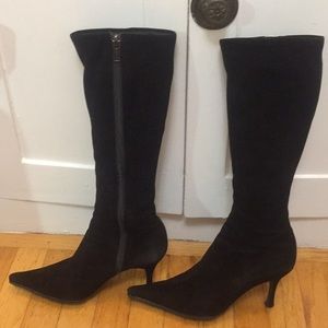 Moving sale ending soon! Kitten heel suede boots